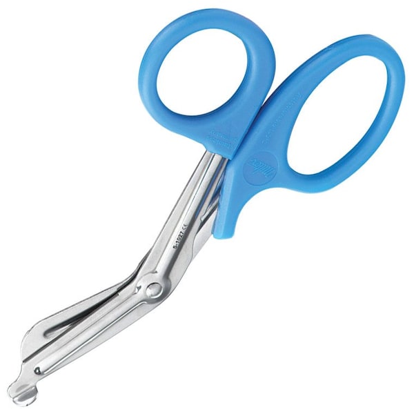 Vantage Universal Bandage And Utility Scissors, 7.5In, Blue Handle